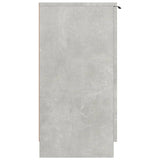 Schoenenkast 59X35X70 Cm Bewerkt Hout Betongrijs