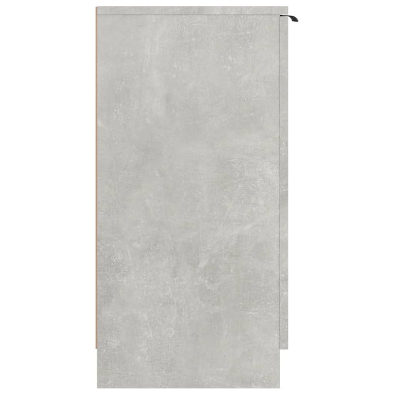 Schoenenkast 59X35X70 Cm Bewerkt Hout Betongrijs