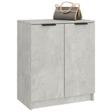 Schoenenkast 59X35X70 Cm Bewerkt Hout Betongrijs