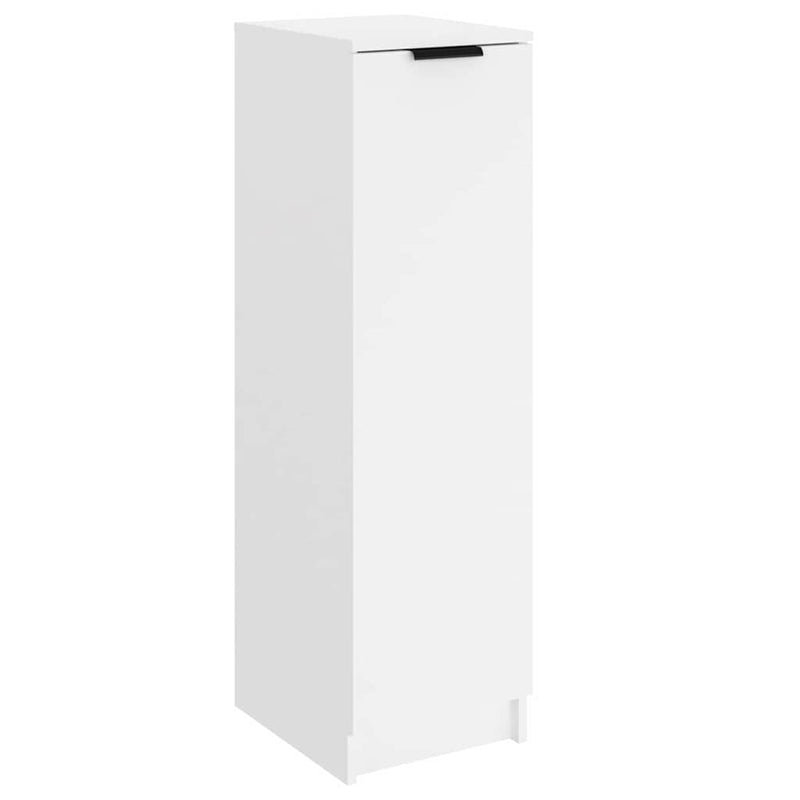 Schoenenkast 30X35X100 Cm Bewerkt Hout Wit