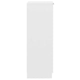Schoenenkast 30X35X100 Cm Bewerkt Hout Wit
