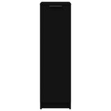 Schoenenkast 30X35X100 Cm Bewerkt Hout Zwart