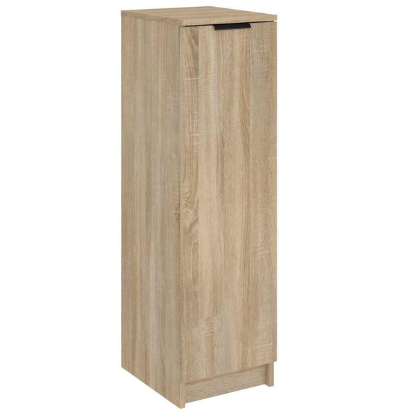 Schoenenkast 30X35X100 Cm Bewerkt Hout Kleurig Sonoma Eiken