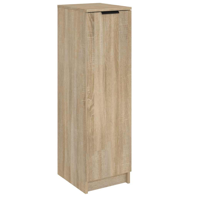 Schoenenkast 30X35X100 Cm Bewerkt Hout Kleurig Sonoma Eiken