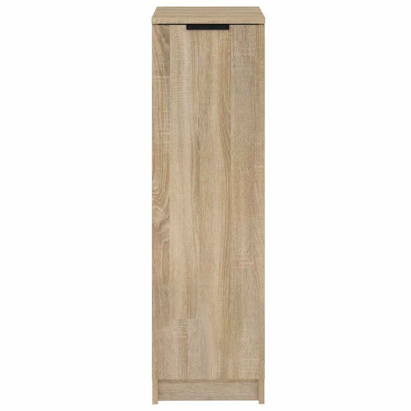 Schoenenkast 30X35X100 Cm Bewerkt Hout Kleurig Sonoma Eiken