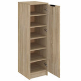 Schoenenkast 30X35X100 Cm Bewerkt Hout Kleurig Sonoma Eiken