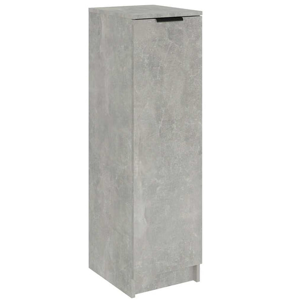 Schoenenkast 30X35X100 Cm Bewerkt Hout Betongrijs