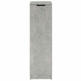 Schoenenkast 30X35X100 Cm Bewerkt Hout Betongrijs