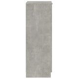 Schoenenkast 30X35X100 Cm Bewerkt Hout Betongrijs