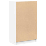 Schoenenkast 59X35X100,5 Cm Bewerkt Hout Wit