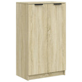 Schoenenkast 59X35X100,5 Cm Bewerkt Hout Kleurig Sonoma Eiken