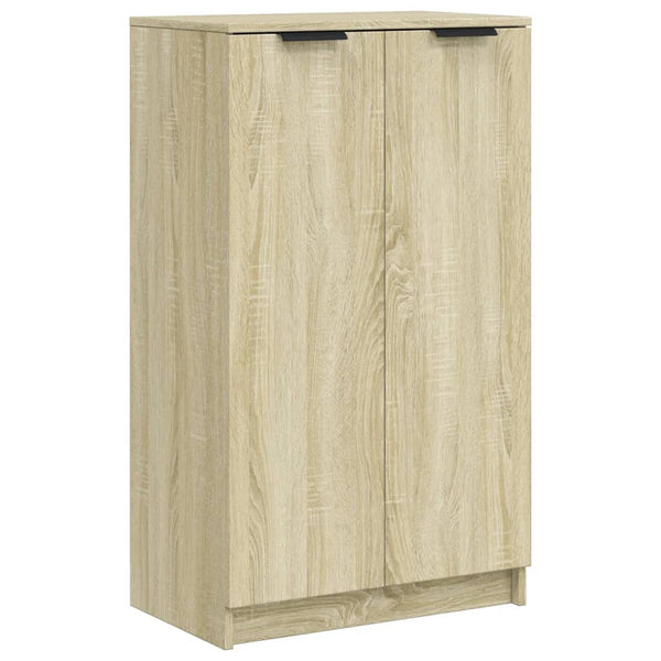 Schoenenkast 59X35X100,5 Cm Bewerkt Hout Kleurig Sonoma Eiken