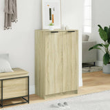 Schoenenkast 59X35X100,5 Cm Bewerkt Hout Kleurig Sonoma Eiken