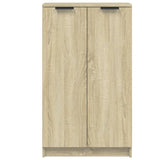 Schoenenkast 59X35X100,5 Cm Bewerkt Hout Kleurig Sonoma Eiken