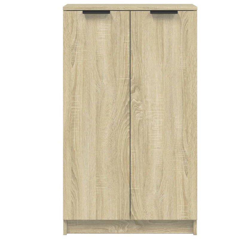Schoenenkast 59X35X100,5 Cm Bewerkt Hout Kleurig Sonoma Eiken