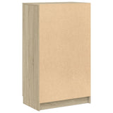 Schoenenkast 59X35X100,5 Cm Bewerkt Hout Kleurig Sonoma Eiken