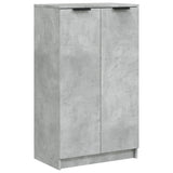 Schoenenkast 59X35X100,5 Cm Bewerkt Hout Betongrijs