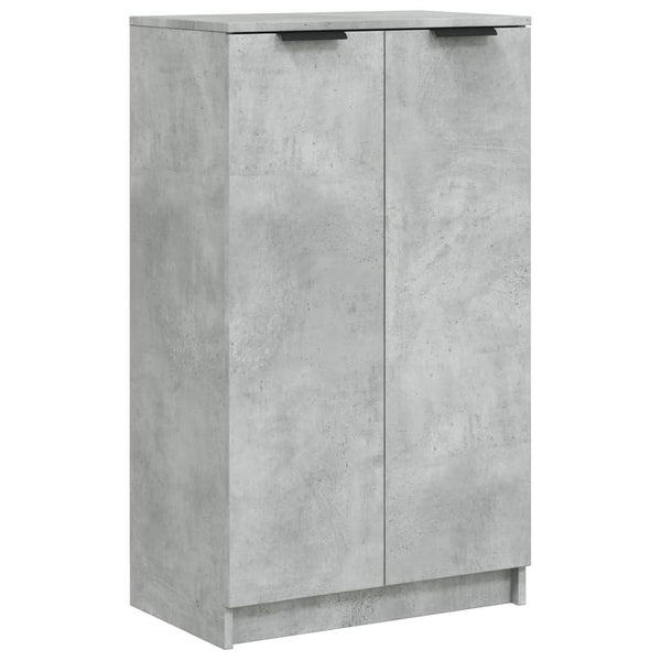 Schoenenkast 59X35X100,5 Cm Bewerkt Hout Betongrijs