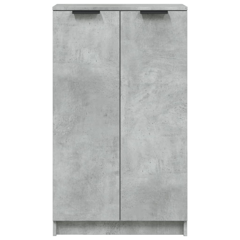 Schoenenkast 59X35X100,5 Cm Bewerkt Hout Betongrijs