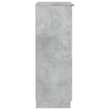 Schoenenkast 59X35X100,5 Cm Bewerkt Hout Betongrijs