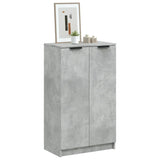 Schoenenkast 59X35X100,5 Cm Bewerkt Hout Betongrijs