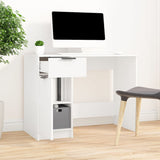 Bureau Met Lade 100 X 50 X 75 Cm Bewerkt Hout