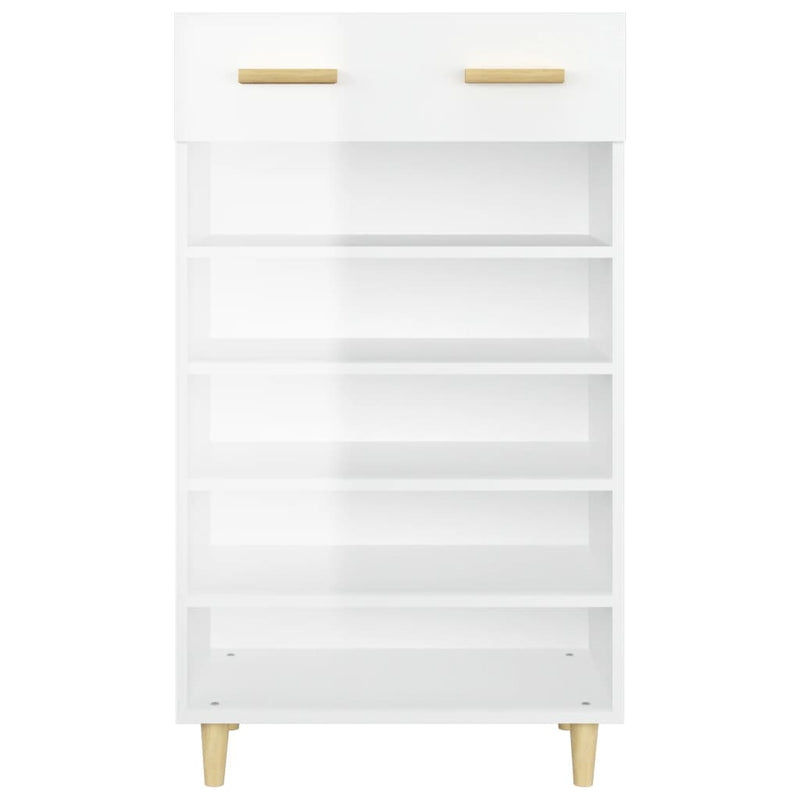 Schoenenkast 60X35X105 Cm Bewerkt Hout