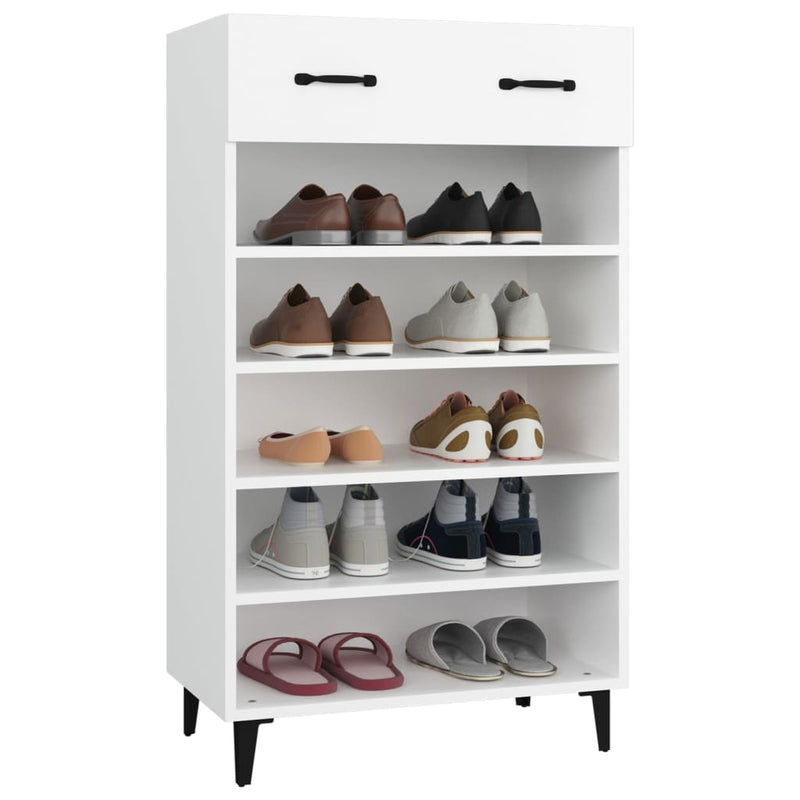 Schoenenkast 60X35X105 Cm Bewerkt Hout