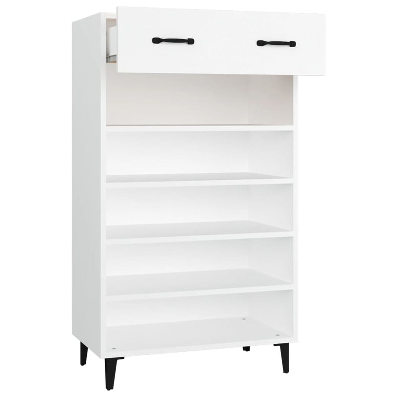 Schoenenkast 60X35X105 Cm Bewerkt Hout