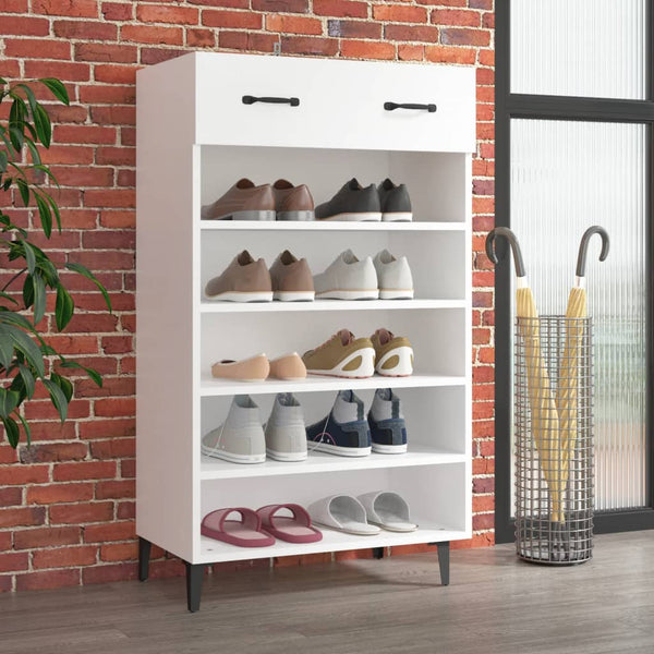 Schoenenkast 60X35X105 Cm Bewerkt Hout