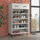 Schoenenkast 60X35X105 Cm Bewerkt Hout