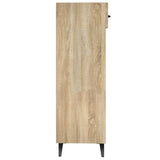 Schoenenkast 30X35X105 Cm Bewerkt Hout Kleurig