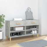Schoenenkast 102X35X55 Cm Bewerkt Hout Kleurig