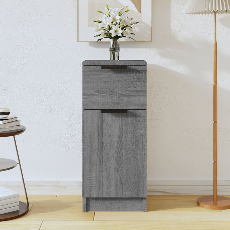 Dressoirs 30X30X70 Cm Bewerkt Hout Artisanaal Eikenkleur