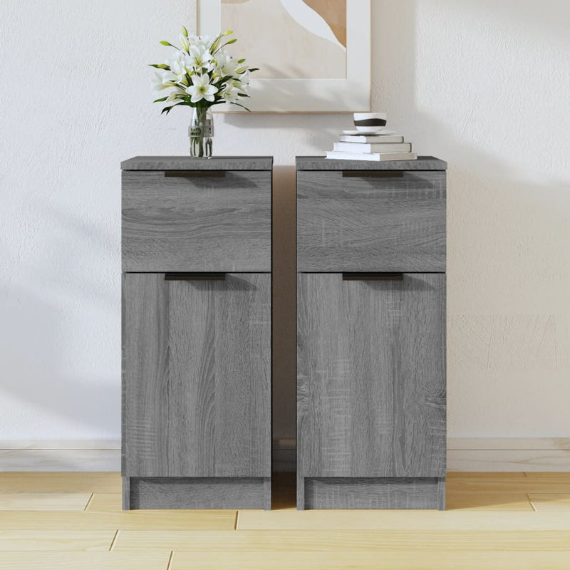 Dressoirs 30X30X70 Cm Bewerkt Hout Artisanaal Eikenkleur