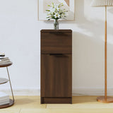 Dressoirs 30X30X70 Cm Bewerkt Hout Artisanaal Eikenkleur