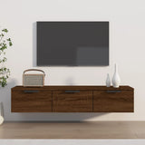 Wandkast 102X30X20 Cm Bewerkt Hout Artisanaal Eikenkleur