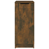 Schoenenkast 30X35X70 Cm Bewerkt Hout Kleurig Gerookt Eiken