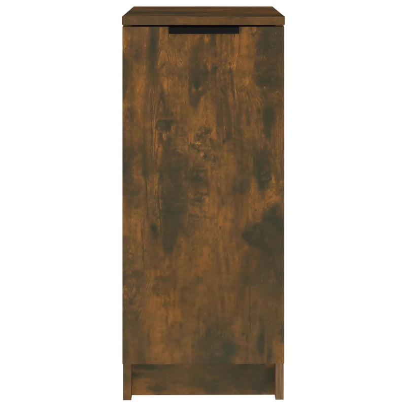 Schoenenkast 30X35X70 Cm Bewerkt Hout Kleurig Gerookt Eiken