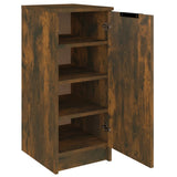 Schoenenkast 30X35X70 Cm Bewerkt Hout Kleurig Gerookt Eiken