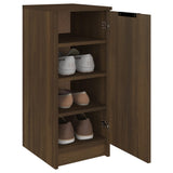 Schoenenkast 30X35X70 Cm Bewerkt Hout Bruin Eikenkleur