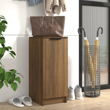 Schoenenkast 30X35X70 Cm Bewerkt Hout Bruin Eikenkleur