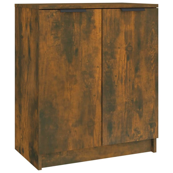 Schoenenkast 59X35X70 Cm Bewerkt Hout Kleurig Gerookt Eiken