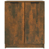 Schoenenkast 59X35X70 Cm Bewerkt Hout Kleurig Gerookt Eiken