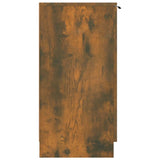 Schoenenkast 59X35X70 Cm Bewerkt Hout Kleurig Gerookt Eiken