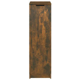 Schoenenkast 30X35X100 Cm Bewerkt Hout Kleurig Gerookt Eiken