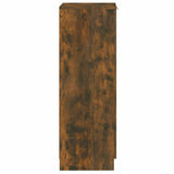 Schoenenkast 30X35X100 Cm Bewerkt Hout Kleurig Gerookt Eiken