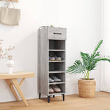 Schoenenkast 30X35X105 Cm Bewerkt Hout Kleurig