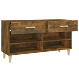 Schoenenkast 102X35X55 Cm Bewerkt Hout Kleurig