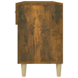 Schoenenkast 102X35X55 Cm Bewerkt Hout Kleurig